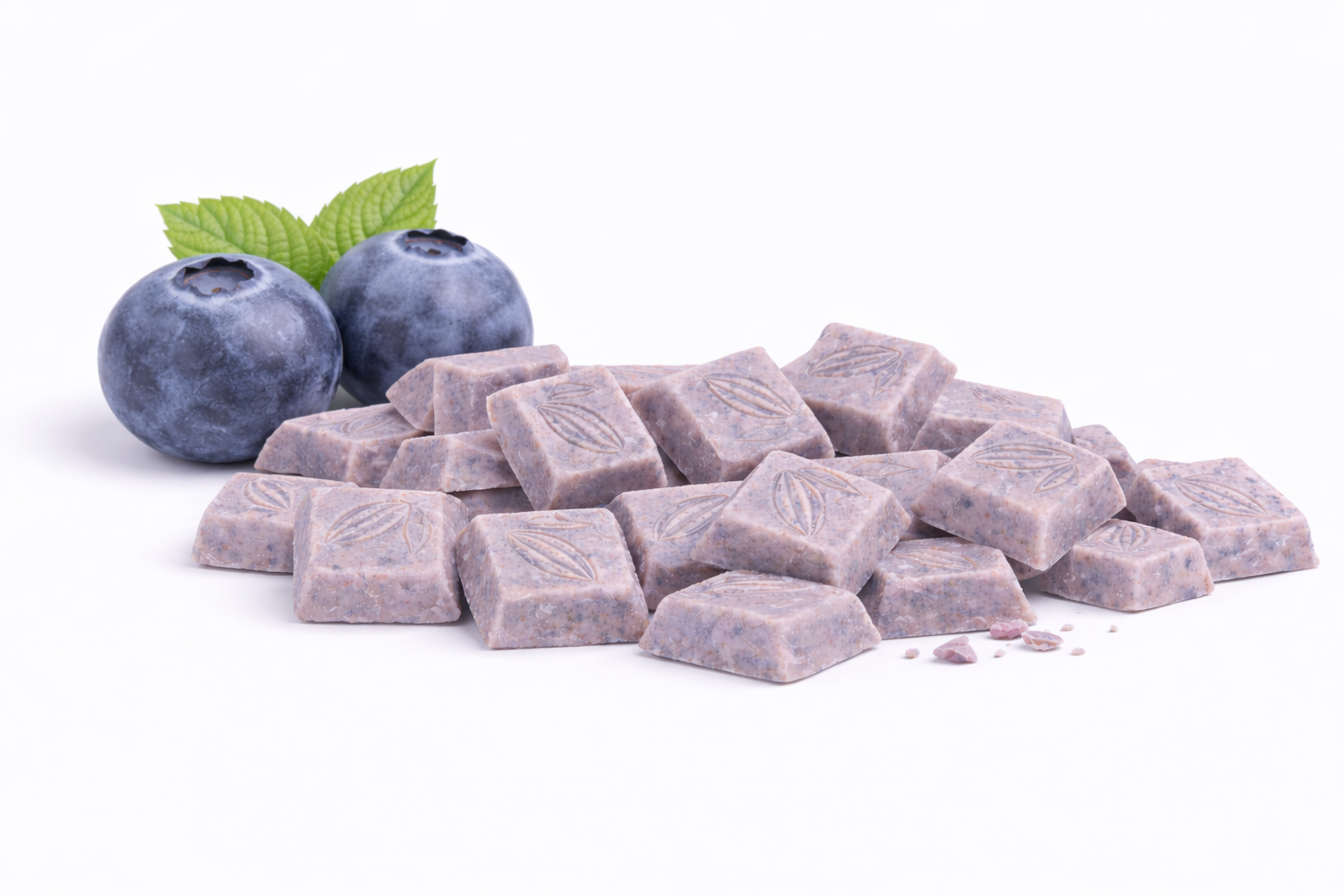 Blueberry White Chocolate Chunks - 1.5kg
